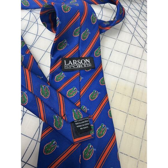 University Of Florida Gators College Alumni Silk Neck‎ Tie Dad Gift - Picture 1 of 4